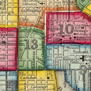Vintage Map of Baltimore, Maryland 1860