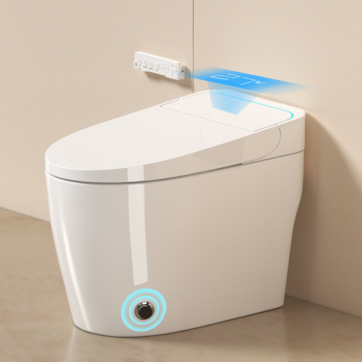 Unique Smart One-Piece Toilet with Bidet and Auto Seat, photo 3 of 10