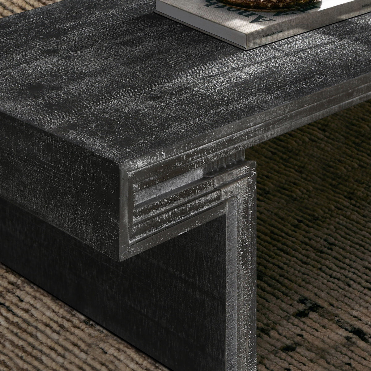 American Vintage Industrial Coffee Table, Double Tier Design, photo 18 of 30