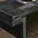 American Vintage Industrial Coffee Table, Double Tier Design by Unique Piece Furniture