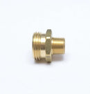 1/2" Male NPT MPT MIP to 3/4" Male GHT Garden Hose Thread Adapter Brass Fitting Fuel/Air/Water/Boat/Gas/Oil WOG House/Boat/Lawn/Power Wash/Irrigation by GreenHaven Gardens