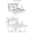 Edmondson - Bookcase Headboard Bed