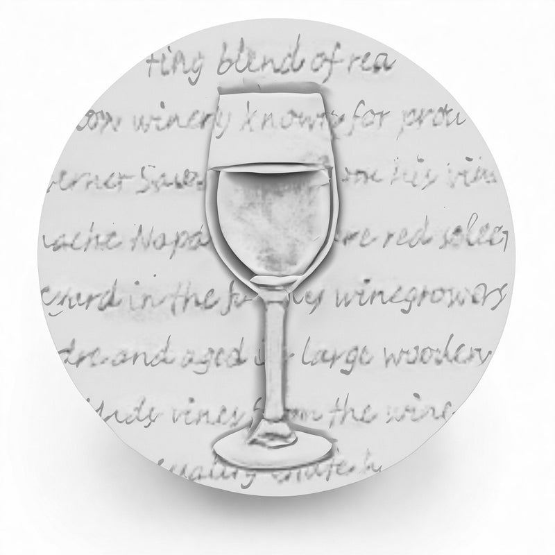 Red Wine Glass  Drink Coasters