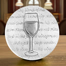 Red Wine Glass  Drink Coasters
