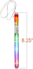 ArtCreativity Light Up Police Wands, Set of 12, Flashing LED Wand Sticks with Lanyards, Thrilling Light Show, Batteries Included, Birthday Party Favors, Carnival Prize, Goodie Bag Fillers for Kids by TinyTreasures Baby Boutique
