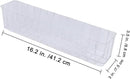 10 Pcs Plastic Planter Liners Clear Rectangular Plastic Liners for Flower Box Planter Window Box Planter 16.2" L x 3" W x 3.5" H for Indoor Outdoor Flower Arrangement Succulent Garden Windowsill Decor by GreenHaven Gardens