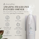 AromaPlan Authentic Plug in Waterless Diffuser - Up to 500 Sq. FT Coverage - Nanotechnology Plug in Oil Diffuser for Essential Oils -for Home and Office - Wall Silent & Waterless Oil Diffuser (White) by TinyTreasures Baby Boutique