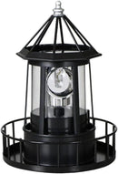 Cabilock LED Rotating Lighthouse Solar Beacon Tower Lamp Water Resistant Lighthouse Light Ornament for Garden Yard Outdoor Decor by GreenHaven Gardens