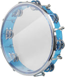 ENNBOM Tambourine Adjustable Tone Hand Drum Double Row Metal Jingles Hand Bell Performance Level Handheld Percussion (Blue) by TinyTreasures Baby Boutique
