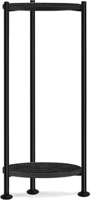 Plant Stand Indoor, 2 Tier Plant Stands for Indoor Plants, 30" Tall Flower Stand with Round Wooden Board Modern Plant Shelf for Living Room, Balcony, Deck by GreenHaven Gardens