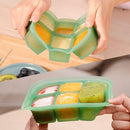 haakaa Silicone Baby Food Tray - Breastmilk Homemade Baby Food Mold - Baby Fresh Food Freezer Tray - Ice Cube Tray - - 4m+ Baby Toddler Kid - Pea Green by TinyTreasures Baby Boutique