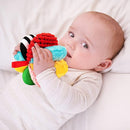 8-in-1 Sensory Balls for Infant Toddlers,Rainbow Fabric Baby Toy for Sensory Development,Montessori Toys for Babies 6-12 Months,8 Different Sensory Tactile Textures with Crinkle Rattle Squeakers by TinyTreasures Baby Boutique