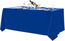 Surmente Blue Tablecloth 90 x 132-inch Rectangular Polyester Table Cloth for Weddings, Banquets, or Restaurants by CozyNest Decor