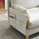 Mid Century Modern Foldable Sofa Bed, 3 In 1 Convertible Sleeper With 3 Pillows by HouseOfZazla