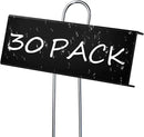 30 Pack Metal Plant Labels for Outdoor Garden Waterproof Plant Markers, Labels Garden Markers for Seedlings Herbs Vegetable Greenhouse Gifts with Pen - Black by GreenHaven Gardens