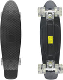 Skateboards Complete 22 Inch Mini Cruiser Retro Skateboard for Kids Boys Youths Beginners by TinyTreasures Baby Boutique
