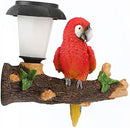 ParrotTree Hugger with Solar Lantern Outdoor Garden Hanging Statues Fence Solar Lights Ideal Parrot Housewarming&Birthday Gifts for Grandma Mom Women by CozyNest Decor