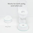 Frida Baby 3-in-1 Grow-With-Me Toddler Potty Training Toilet, Toddler Potty, Toilet Topper Training Seat and Step Stool, Easy-to-Clean Potty Training System by TinyTreasures Baby Boutique