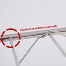 TRES BELLE 25NEW Stainless Steel Clothes Drying Rack(M)–Foldable,Lightweight,No-Slip Rods,Made in Korea,Indoor & Outdoor Use,Rust-Resistant,Towels,Underwear,Baby Clothes Drying–M Sizes by TinyTreasures Baby Boutique