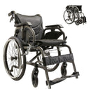 Premium Lightweight Foldable Transport Wheelchair for Adults by HouseOfZazla