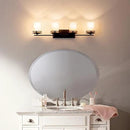 Kichler Hendrik 33.75" 4 Light Vanity Light with Satin Etched Cased Opal Chrome by CozyNest Decor