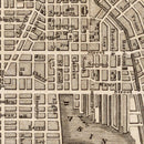 Vintage Map of Baltimore, Maryland 1844