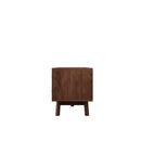 70" TV Stand With Doors For TVs Up To 80", Media Console With 4 Drawers & Cable Holes - Dark Brown