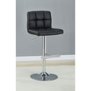 Adjustable Bar Stool (Set of 2) - Black by HouseOfZazla