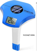 BALDR Pool Thermometer Floating Easy Read, IPX8 Waterproof, Solar Powered Digital Pool Thermometer with LCD Screen for Swimming Pool/Hot Tub/Aquarium (Navy) by GreenHaven Gardens