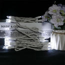 MULTI-SPARKING White Christmas LED Lights - 35 Count Cool White Christmas String Lights for Small Tree, Crafts, Holiday, Indoor/Outdoor Decorations, 11 Feet White Wire, UL Certified, Connectable by GreenHaven Gardens