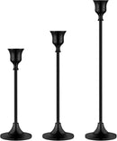 Candlestick Holders,Taper Candle Holder for Candlesticks Black Candelabra Candle Holder Vintage Candle Stick Candle Holders for Fireplace Party Dining Home by CozyNest Decor
