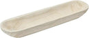 Creative Co-Op Decorative Paulownia Wood Tray, White by CozyNest Decor