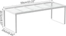 Kitchen Cabinet Storage Shelf Stackable Wire Spice Rack Organizer Heavy Duty Space Saver for Bathroom Bedroom Closet Laundry Room Office Countertop - White, Pack 1 by CozyNest Decor