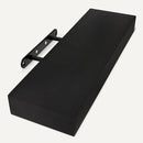Amazon Basics Wood Floating Wall Shelves, Pack of 3, Black, 15.8" x 5" x 1.8" by CozyNest Decor