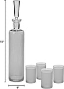 Ravenscroft Crystal 5-Piece Vodka Set by CozyNest Decor