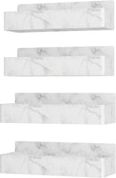 Magnetic Spice Rack for Refrigerator, Kitchen Organizer and Storage Shelf, Marble(4 Pack) by CozyNest Decor