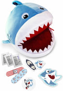 Plush Aid Kit for Home - First Aid Kit for Kids - Toddler First Aid Kit - Mini Boo Boo Kit – Mini Emergency First Aid Classroom – Finn Shark Plush Bag by TinyTreasures Baby Boutique