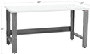 Table & Workbench: 1" Thick Laminate Top, Height Adjustable Bench - 24" D x 48" L x 30" - 36" H - by BenchPro by GreenHaven Gardens