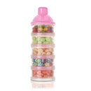 Accmor Formula Dispenser On The Go, 5 Compartments Stackable Formula Container for Travel, Baby Milk Powder Kids Snack Container, BPA Free by TinyTreasures Baby Boutique