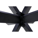 Spider Shaped Steel Table Legs, Metal Dining Table Frame, Heavy Duty Box Section Table Base - Black by HouseOfZazla