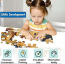 Jumbo Floor Puzzle for Kids, Large Jigsaw Puzzles 35 Piece for Kids Ages 3-5,Preschool Learning & Education Toys, Gifts for 4-8 Year Old Boys and Girls (Dog Animals) by TinyTreasures Baby Boutique