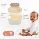 MomnLittle Baby Formula Dispenser Container 8.8oz 6.1oz Portable Formula Dispenser Container with Scoop and Carry Handle for Travel Outdoor Activities for Baby Infant by TinyTreasures Baby Boutique