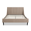Aspen - Vertical Tufted Modern Headboard Platform Bed Set by HouseOfZazla