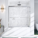 Semi-Frameless Double Sliding Shower Door