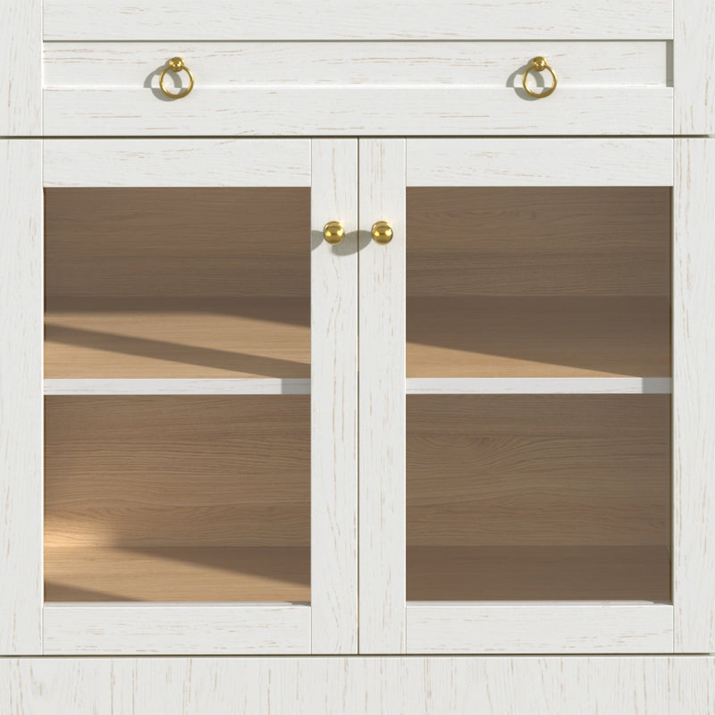 70" Tall Arched Bar Cabinet, photo 5 of 10