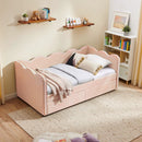 Gingham Daybed With USB Charging Port, Wave-Shaped Design by Unique Piece Furniture