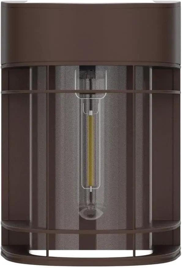 Solar Fence Lights, 8 Pack Deck Light Waterproof Solar Outdoor Lights for Garden Fence Post Backyard Decor, Brown, photo 4 of 8