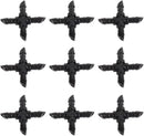 50 Pieces 1/4 Inch Barbed Cross Fittings Barbed Cross Connecters 4 Way Garden Watering Cross Connector Drip Irrigation Tubing Fit for 4mm/7mm Tube for Flower Bed Vegetable Garden Home and Garden by GreenHaven Gardens