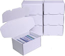 NUMINA 7 Pack 350 Small Card Storage Box, Heavy Duty Cardboard Game Card Organizer with Dividers for TCG, MTG, Sports & Trading Cards, Shipping Boxes for Collectors & Sellers by GreenHaven Gardens