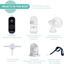 BabyBuddha Breast Pump 2.0, Wearable Electric Breastfeeding Pump with Soft Stimulation Mode, Portable, Hands-Free Milk Extractor, Hospital Grade, 3 Modes, 21 Suction Levels, 22 to 24mm Flange by TinyTreasures Baby Boutique